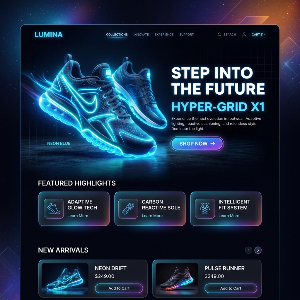 E-Commerce Landing Page